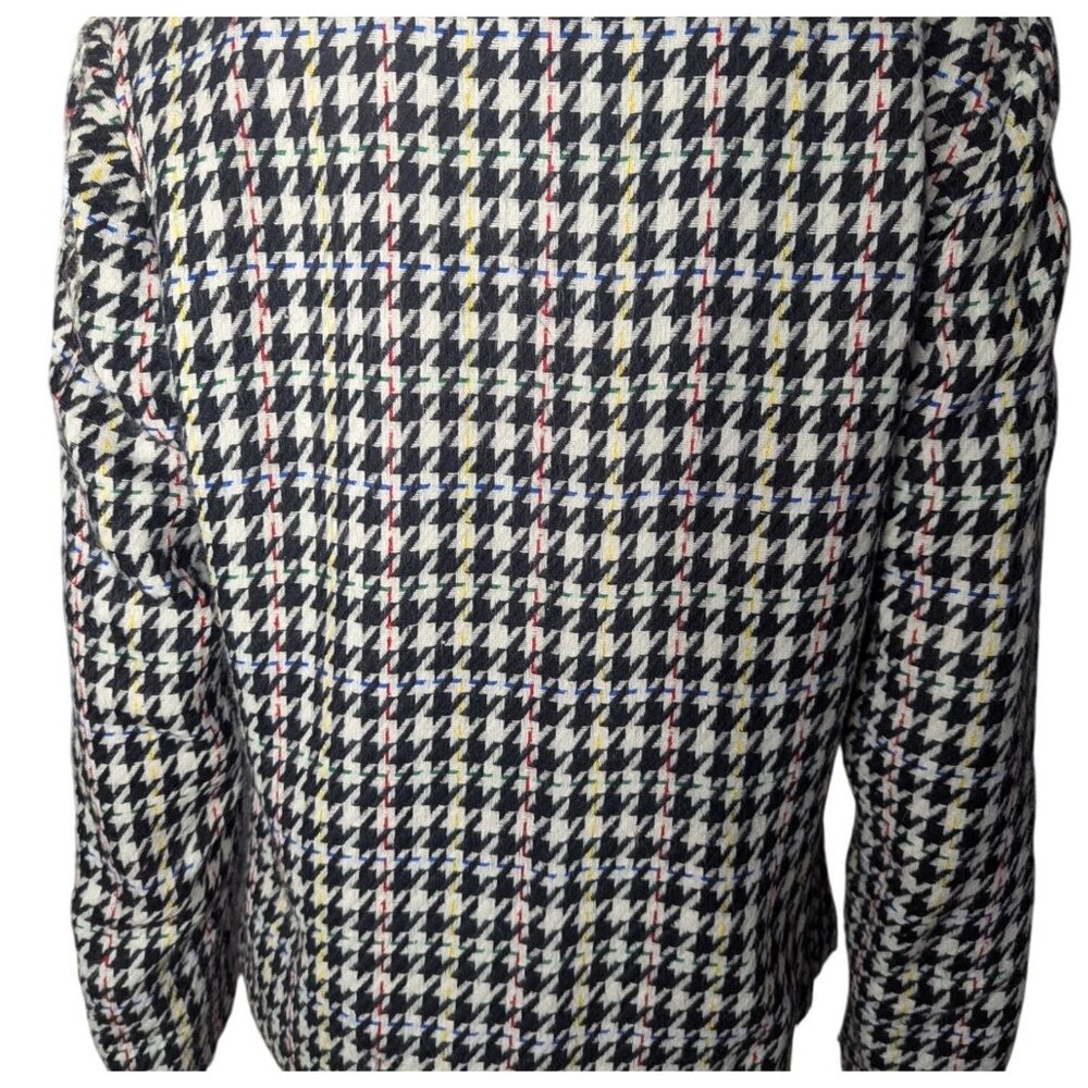 Bfa Classics Houndstooth Blazer Jacket Womens Sz … - image 7